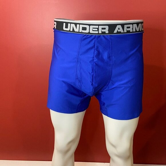 Under Armour Men's Original Series Blue 6" Boxerjock - Size 5XL - NWT - Picture 1 of 3